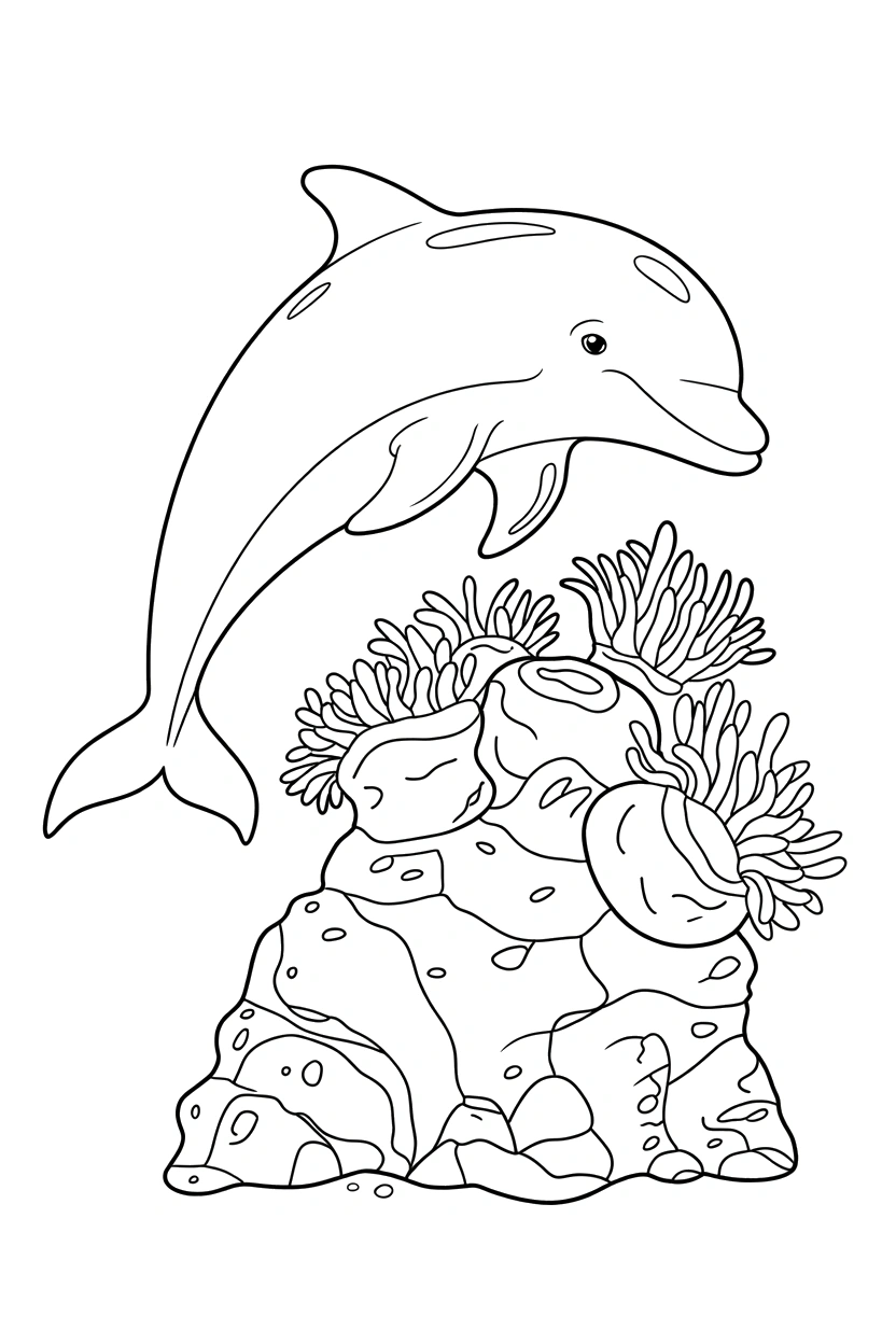 Dolphin Coloring Pages