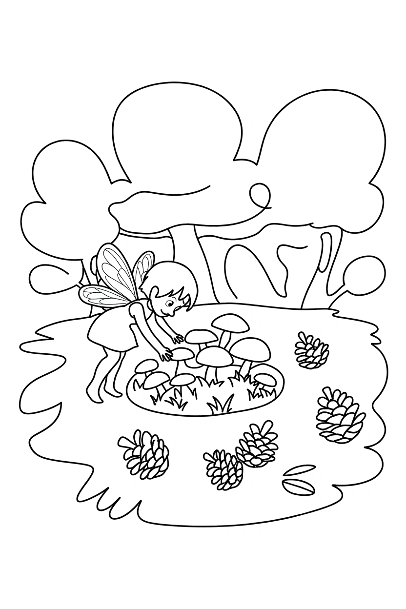 Fairy Coloring Pages