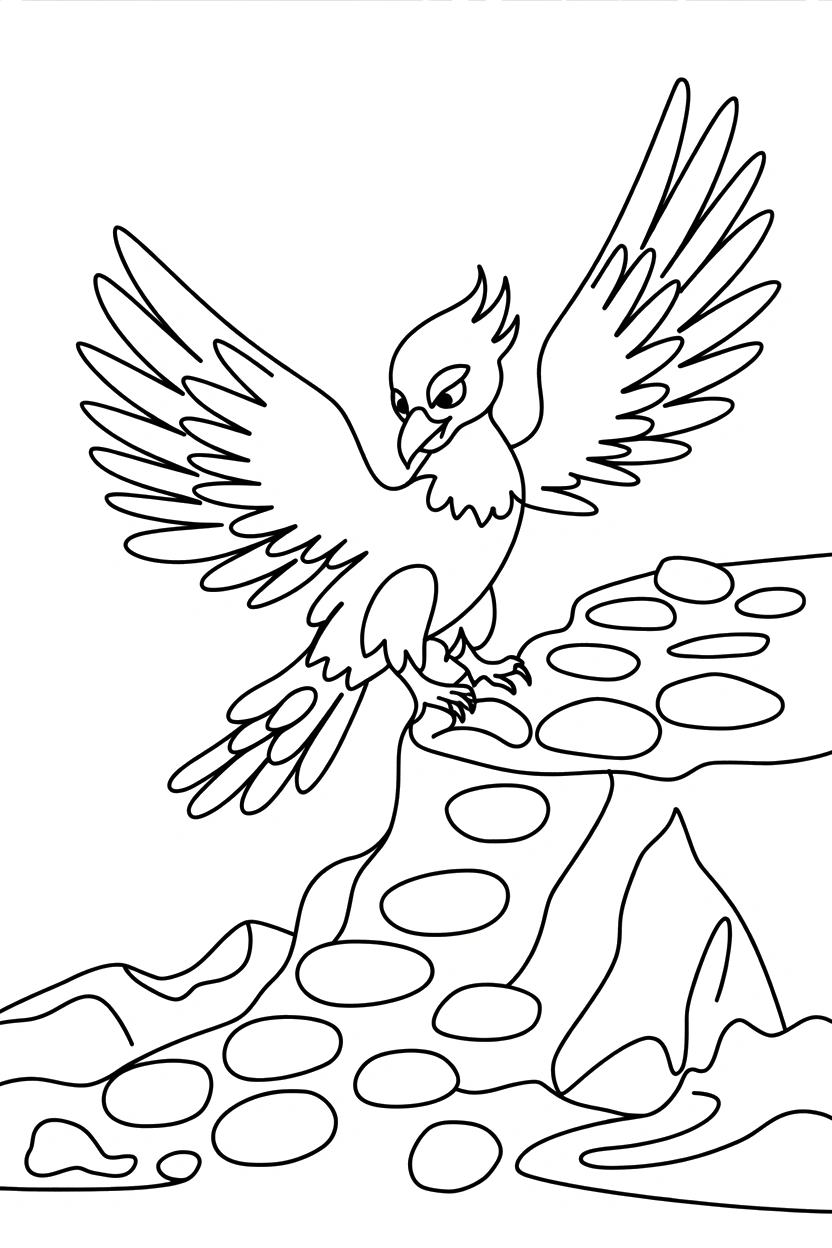 Phoenix Coloring Pages