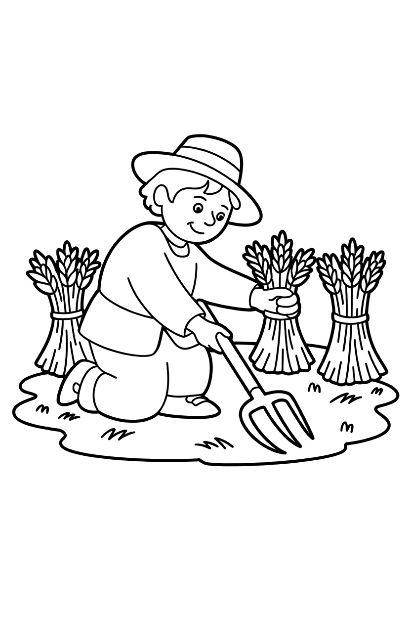 Pilgrim Coloring Pages