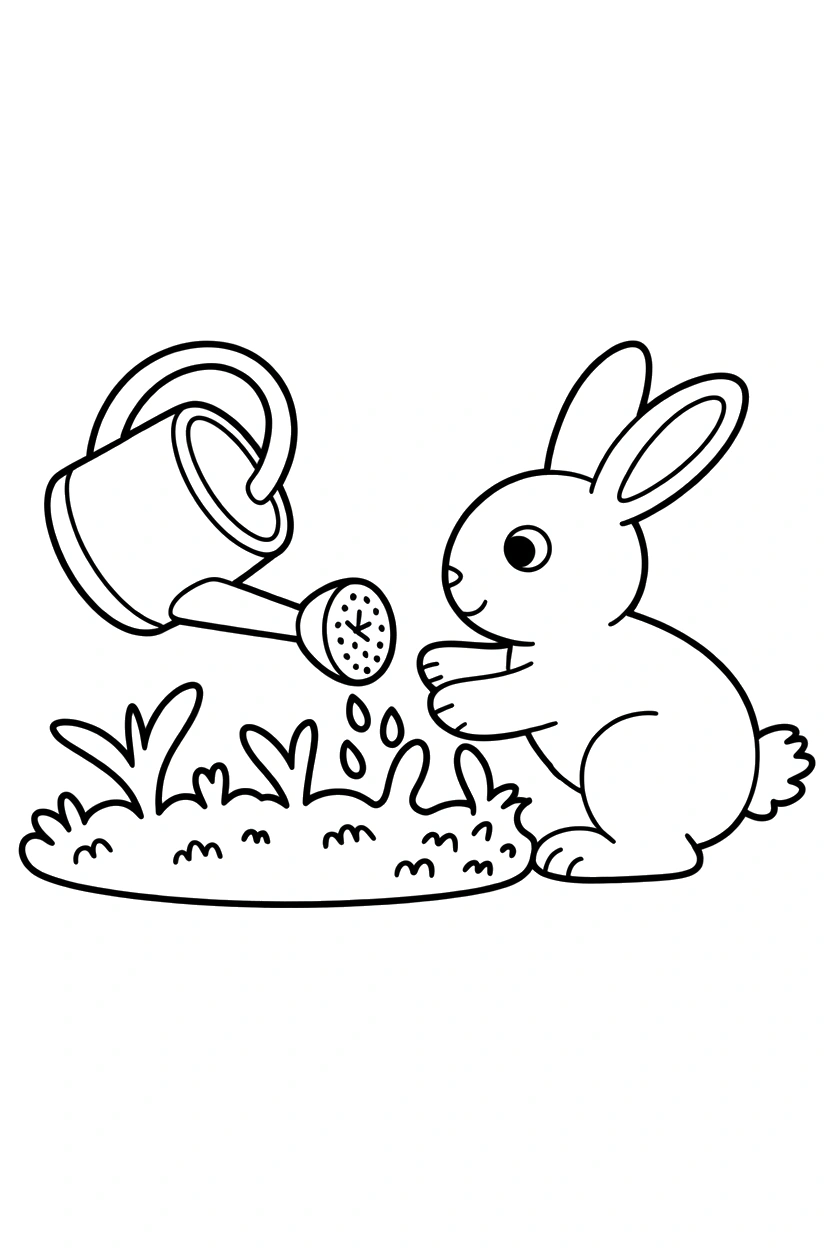 Rabbit Coloring Pages