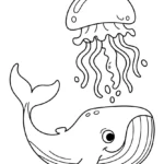 Whale Coloring Pages