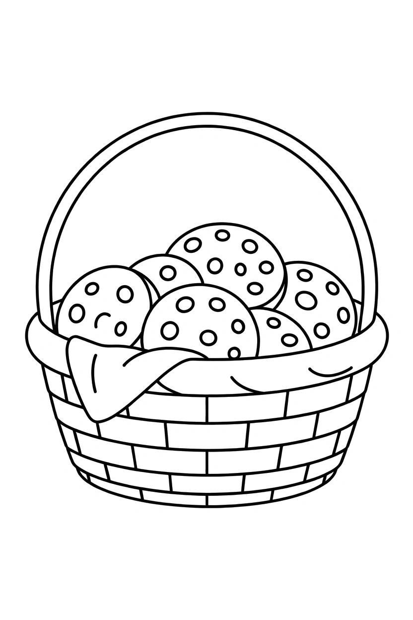 Cookie Coloring Pages