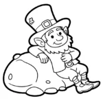 Leprechaun Coloring Pages