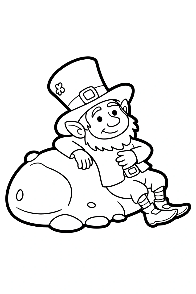Leprechaun Coloring Pages