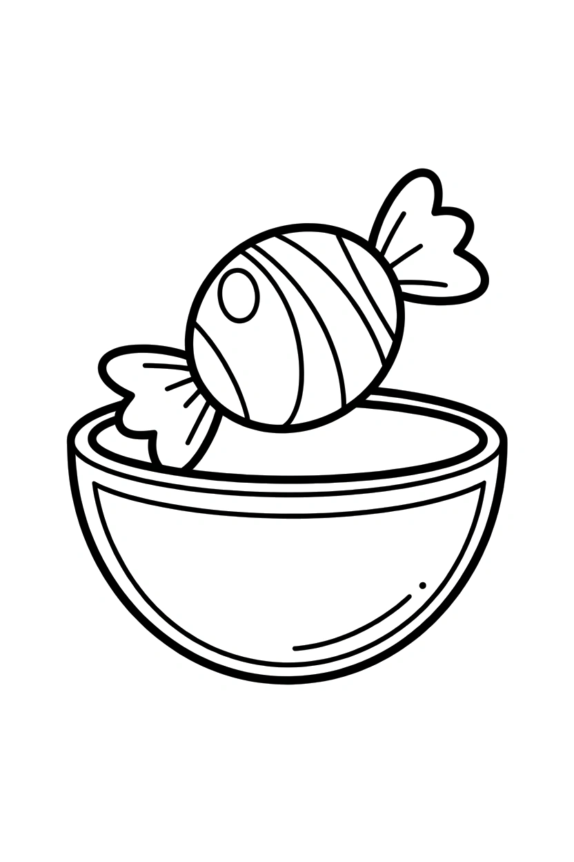 candy coloring sheets glass bowl candy coloring sheets glass bowl