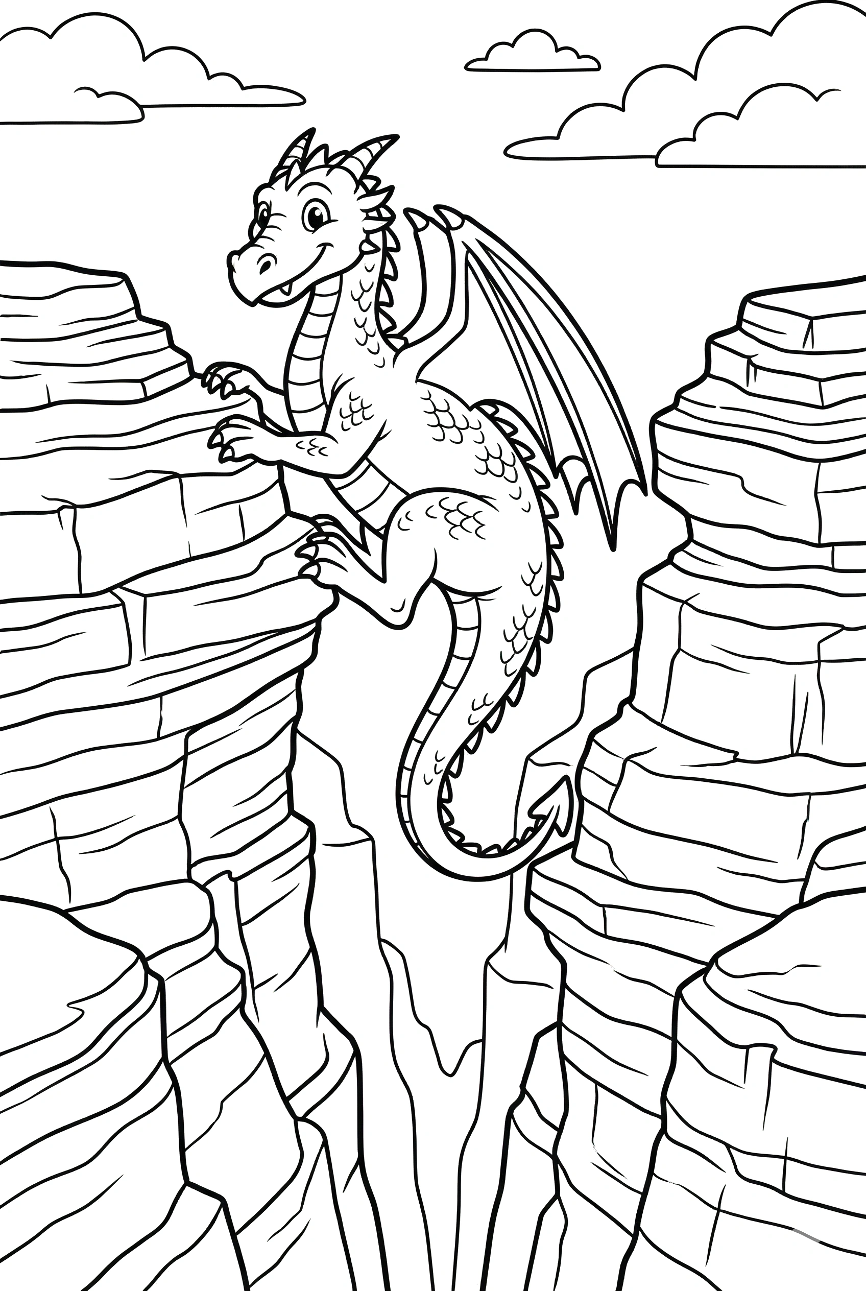 canyon gap dragon climbing drawing canyon gap dragon climbing drawing
