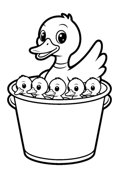 Duck Coloring Pages
