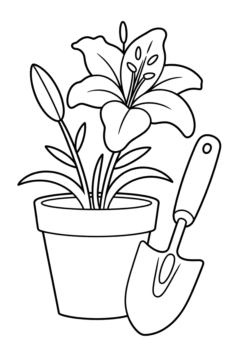 clay pot scene coloring pages clay pot scene coloring pages