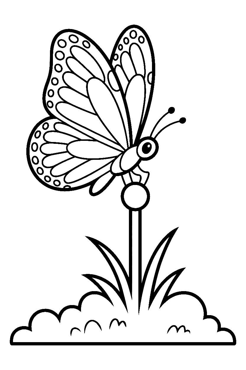 climbing garden stake drawing