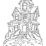 climbing-haunted-house-overgrown-yard-coloring-pages