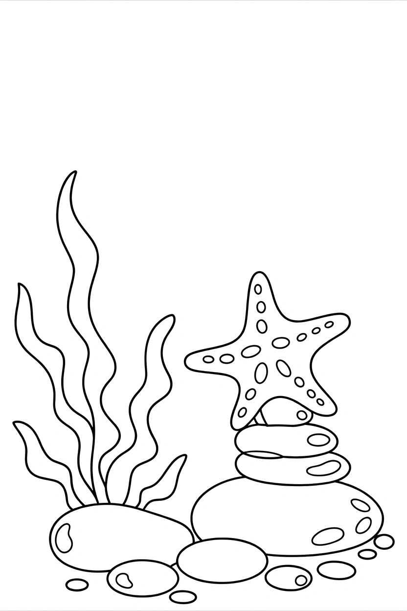 climbing starfish stone stack coloring pages climbing starfish stone stack coloring pages
