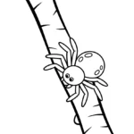 curved-vine-spider-climbing-drawing