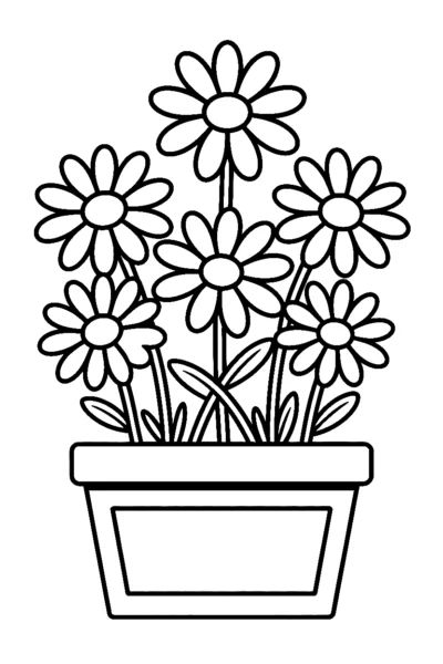 Daisy Coloring Pages