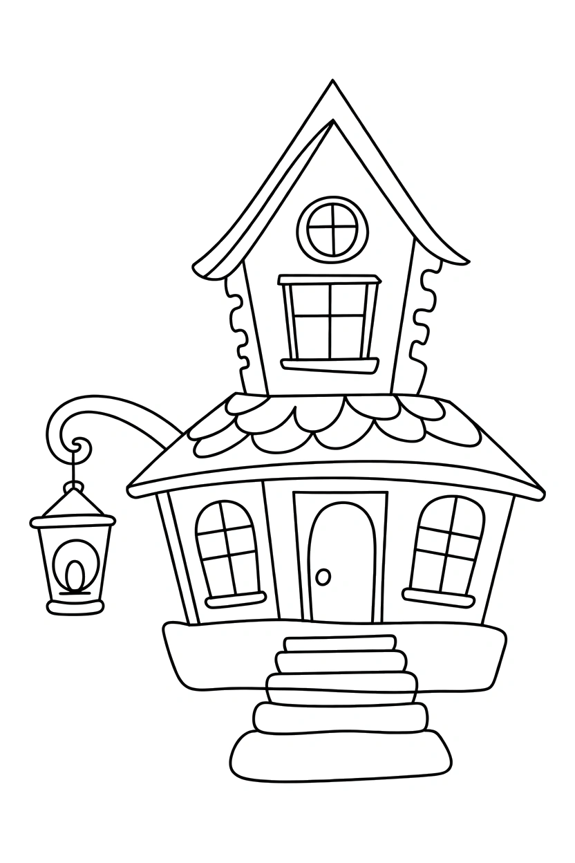 dim lantern crooked post printable sheet