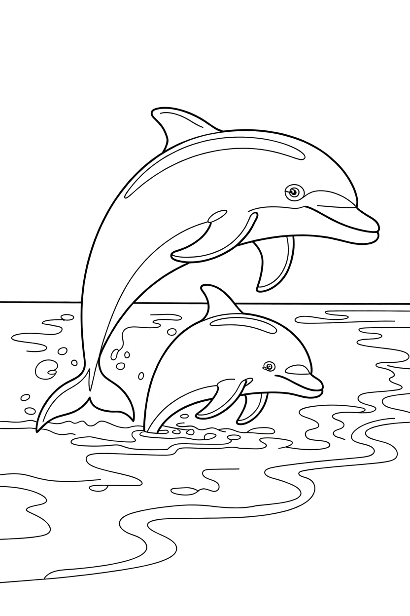 dolphin stacking flippers gliding drawing dolphin stacking flippers gliding drawing
