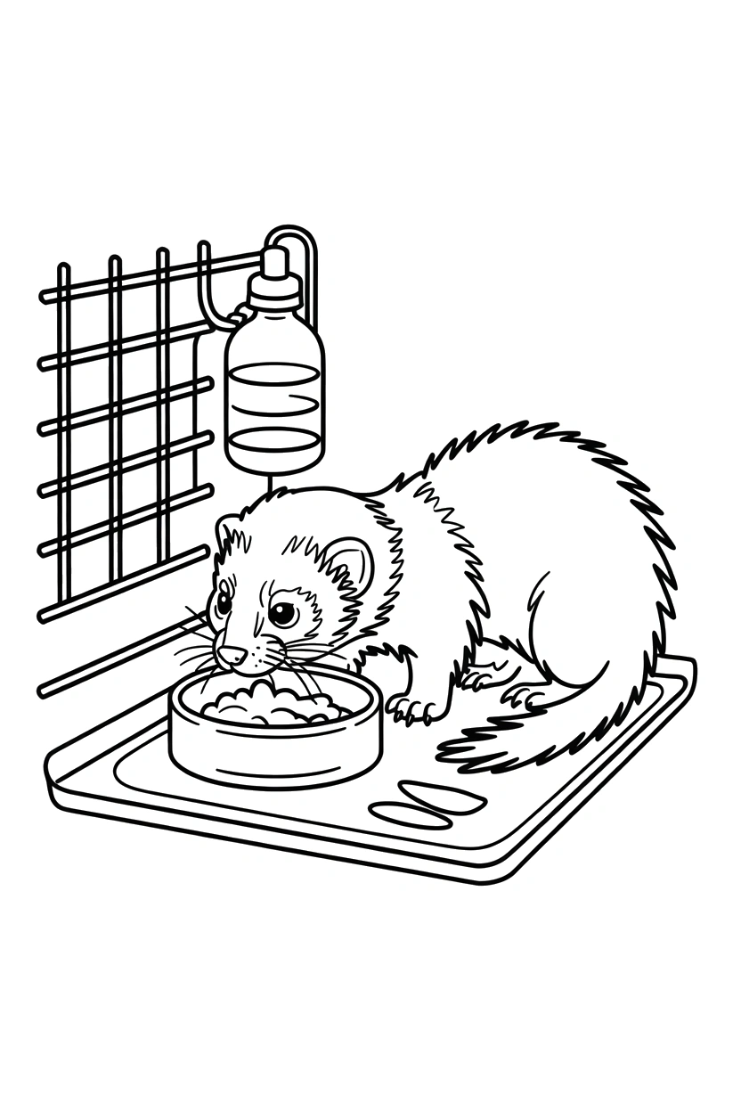 food bowl water bottle cage wall coloring pages food bowl water bottle cage wall coloring pages