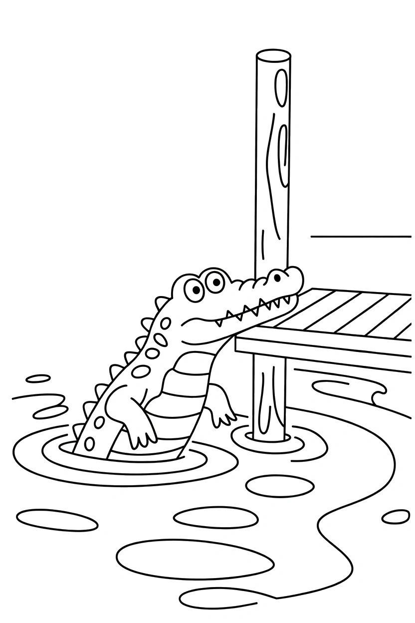 free crocodile coloring pages free crocodile coloring pages