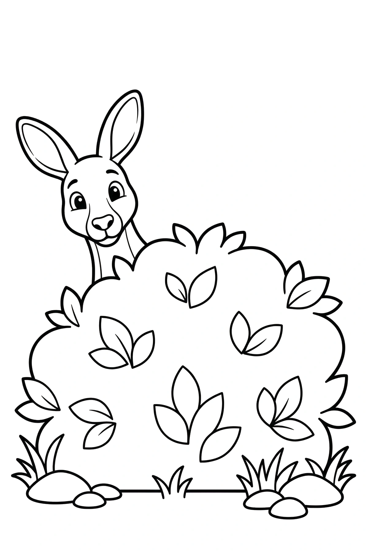 free kangaroo coloring pages
