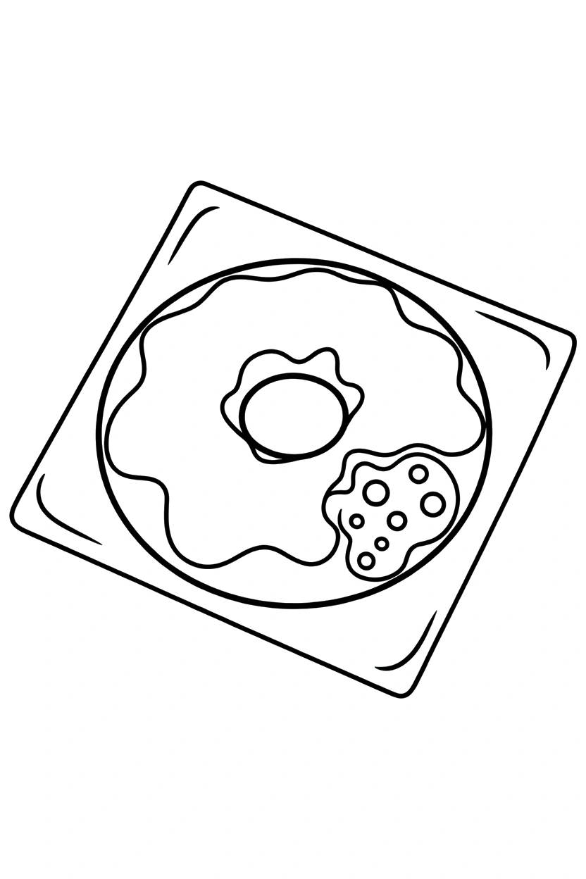 frosted ring with bite mark printable sheet frosted ring with bite mark printable sheet