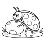 Ladybug Coloring Pages – 15+ Simple Printable Fresh Sheets garden-pebble-ladybug-coloring-pages
