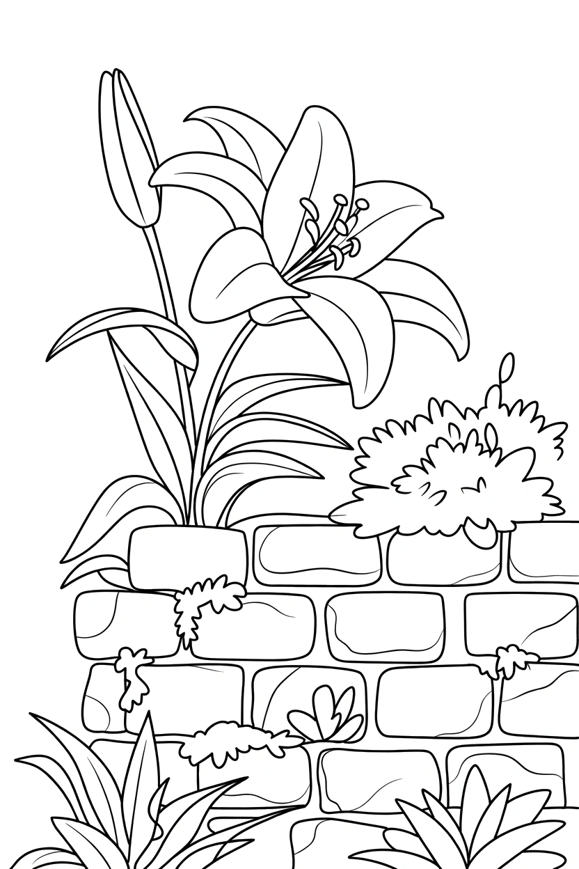 garden stone scene coloring pages garden stone scene coloring pages