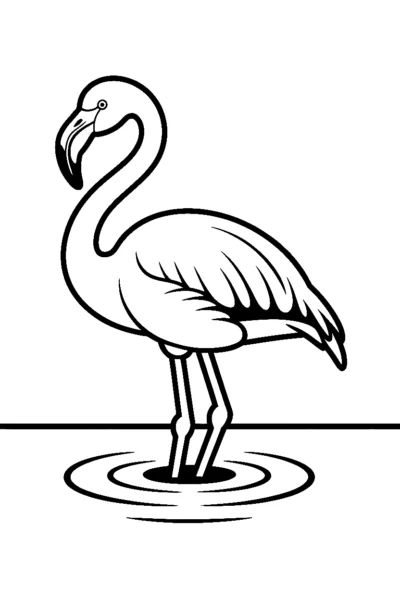 head tuck water surface printable sheet