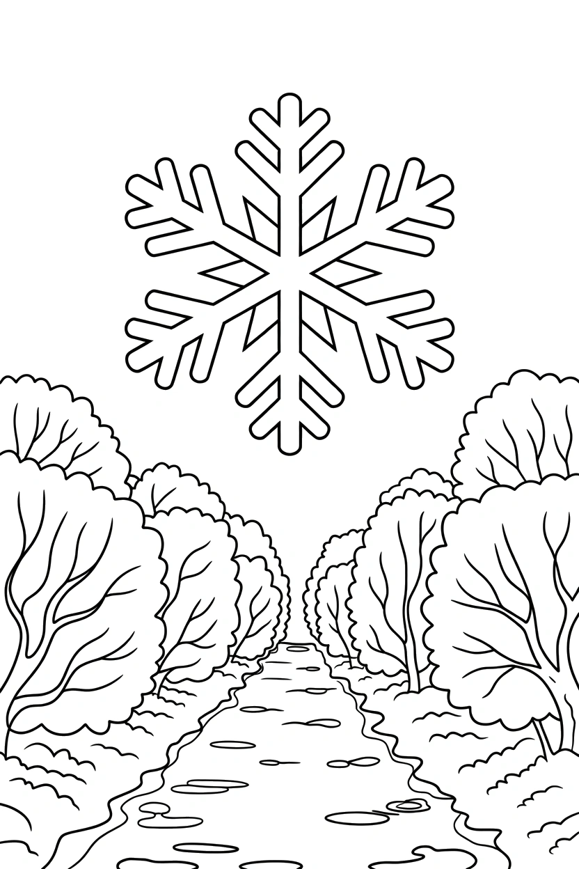 holding above bushes path drawing