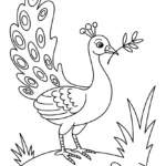 holding-peacock-twig-rock-drawing