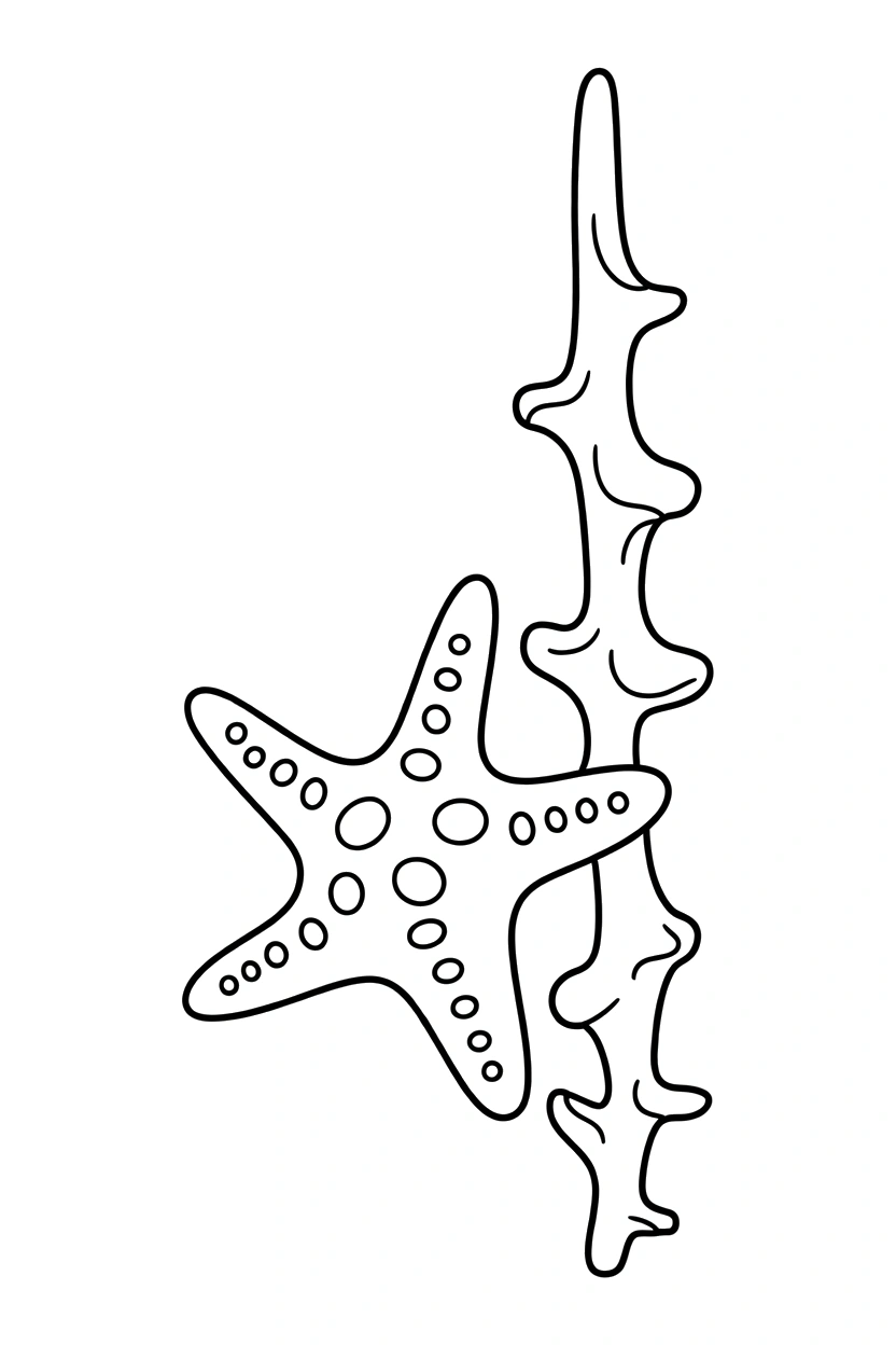 holding starfish reef wall printable sheet holding starfish reef wall printable sheet