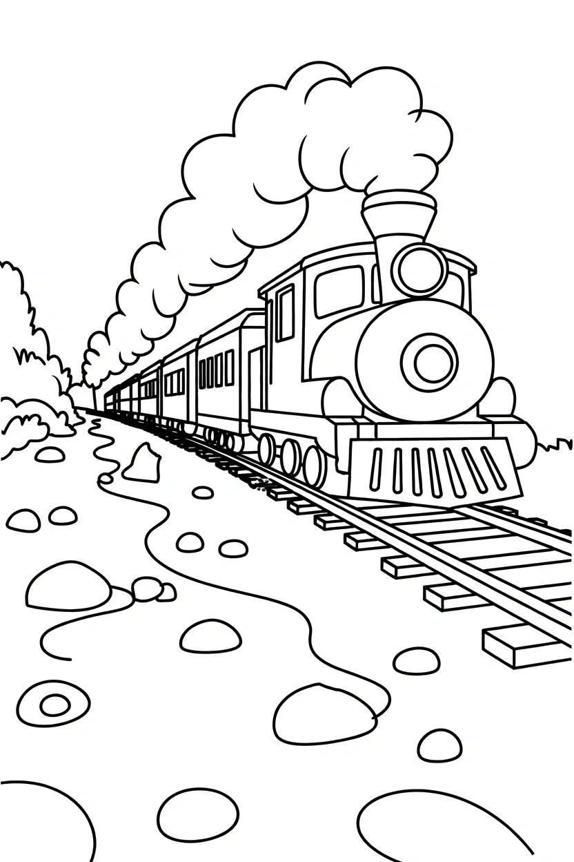 holding train river boulders coloring pages holding train river boulders coloring pages