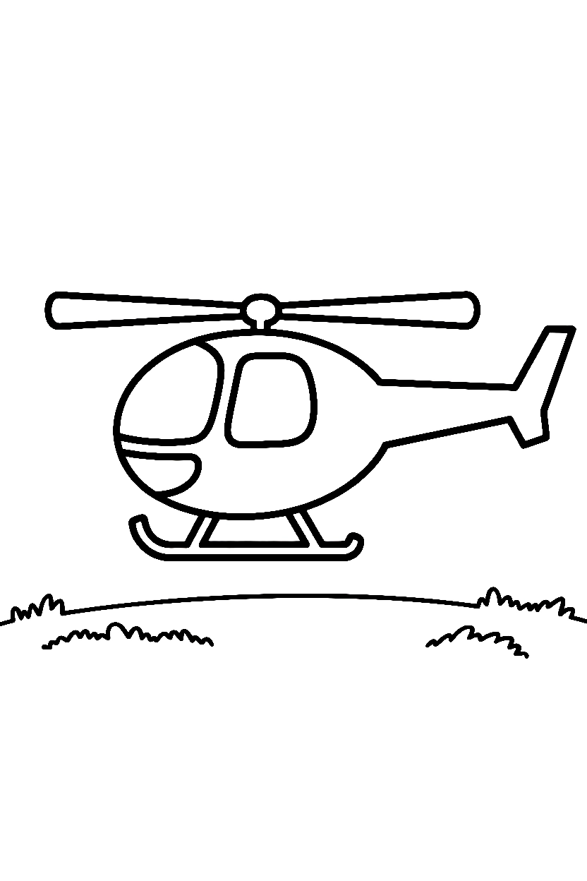 hovering above ground skids printable sheet