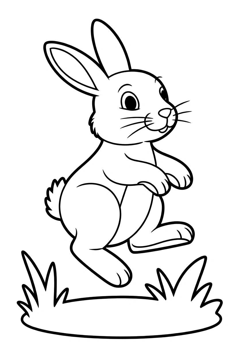 mid hop four paws printable sheet