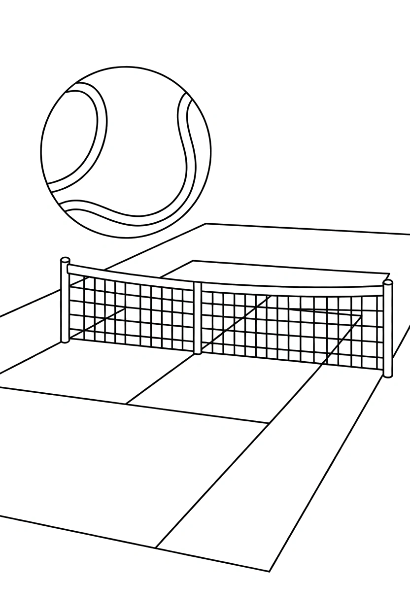 net post tennis ball peek coloring pages net post tennis ball peek coloring pages