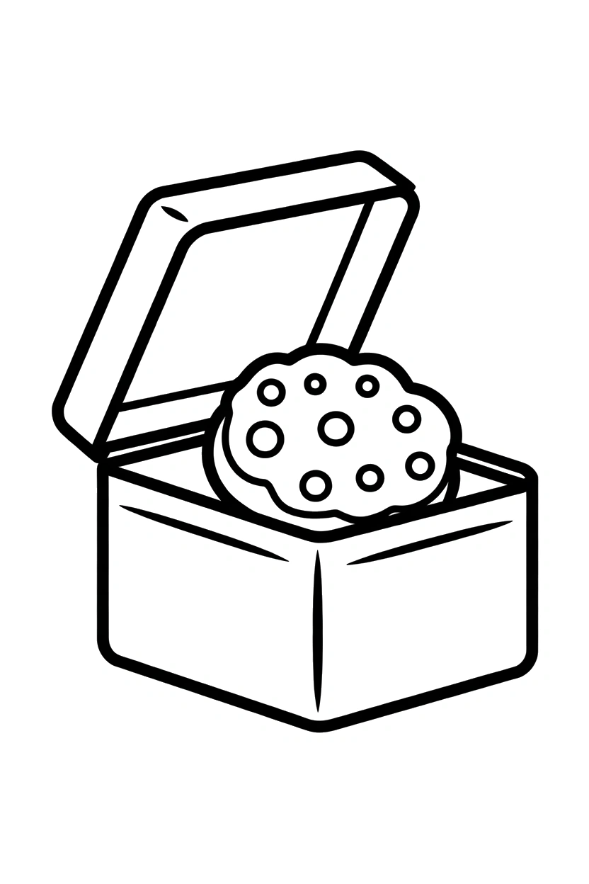open tin cookie coloring page