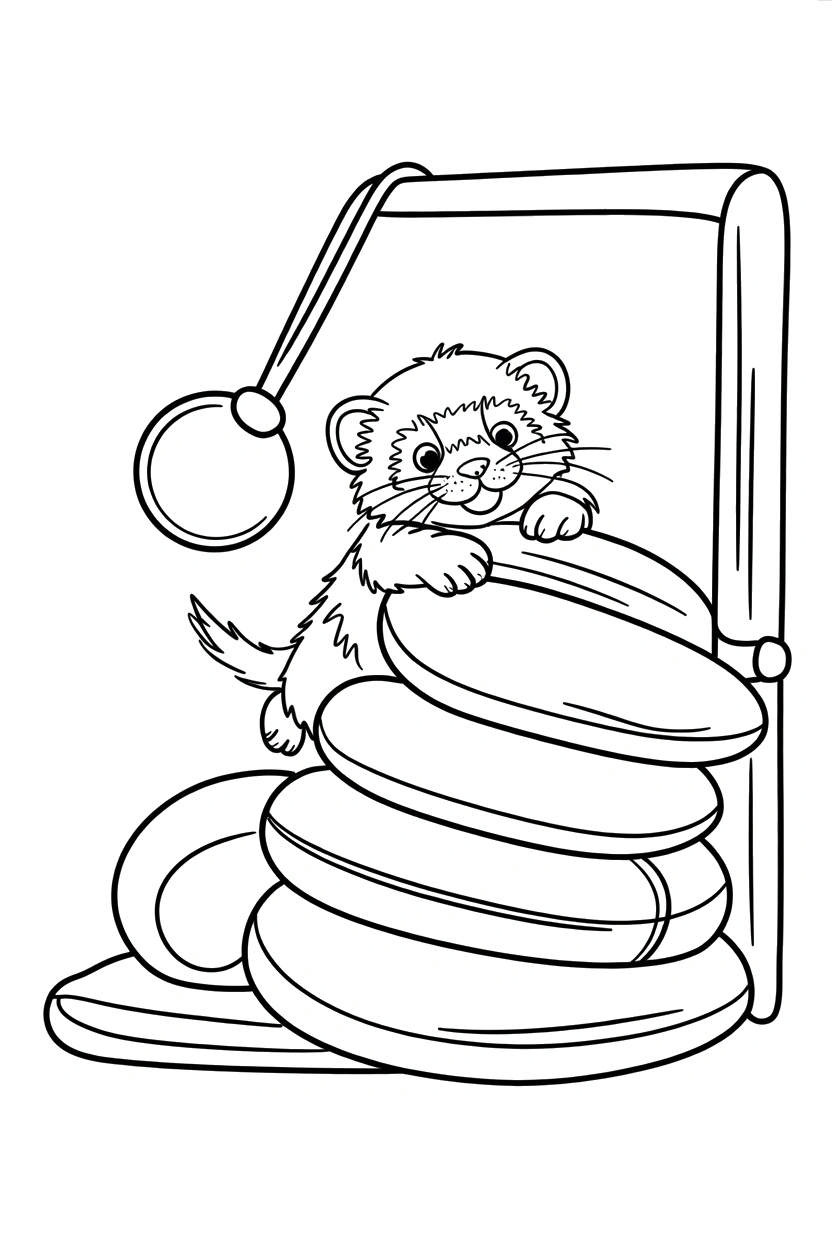 peeking ferret plush cushions printable sheet peeking ferret plush cushions printable sheet