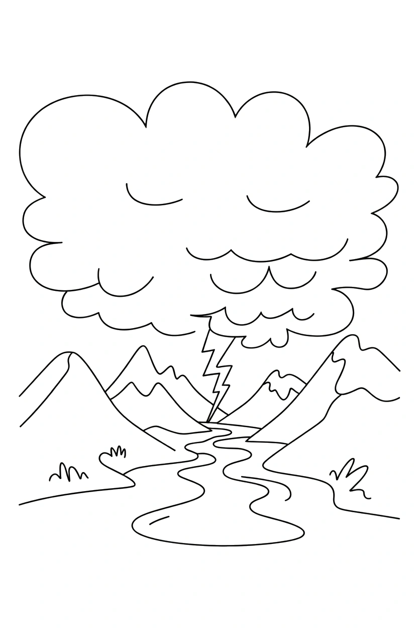 peeking storm mountain valley drawing peeking storm mountain valley drawing