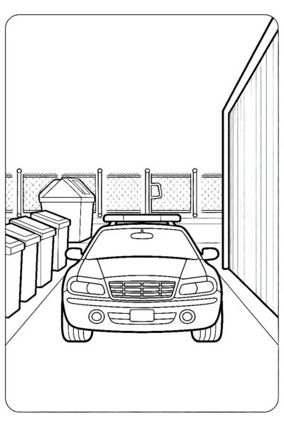 peeking warehouse alley coloring pages