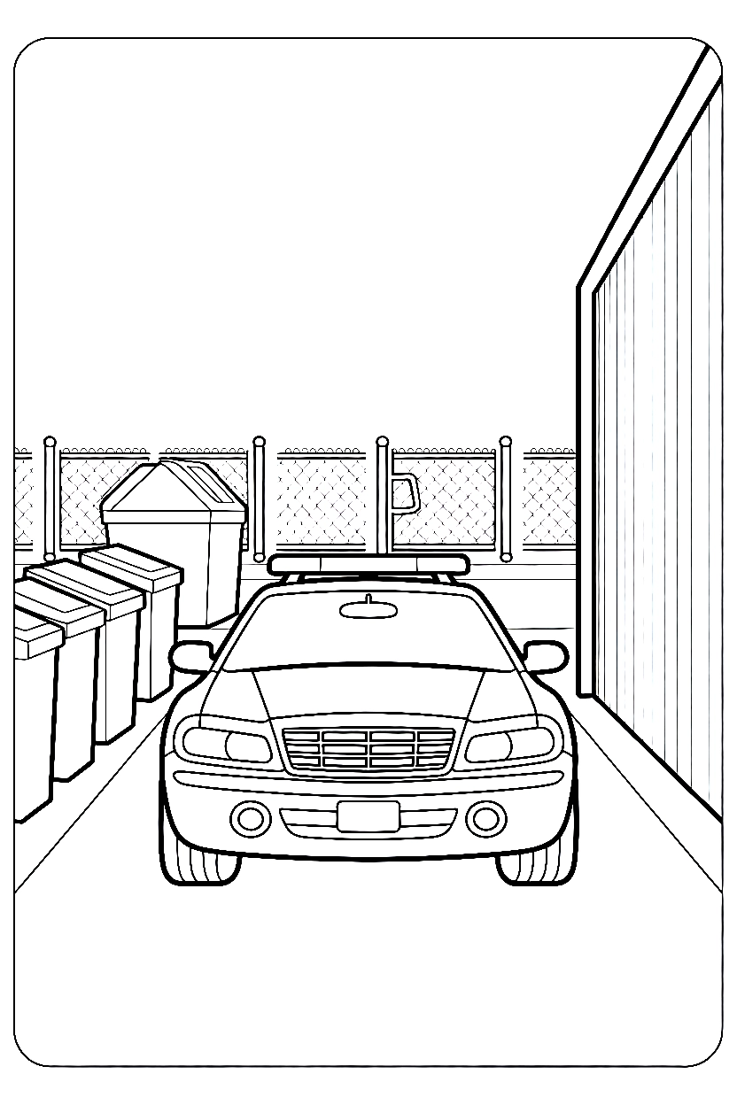 peeking warehouse alley coloring pages