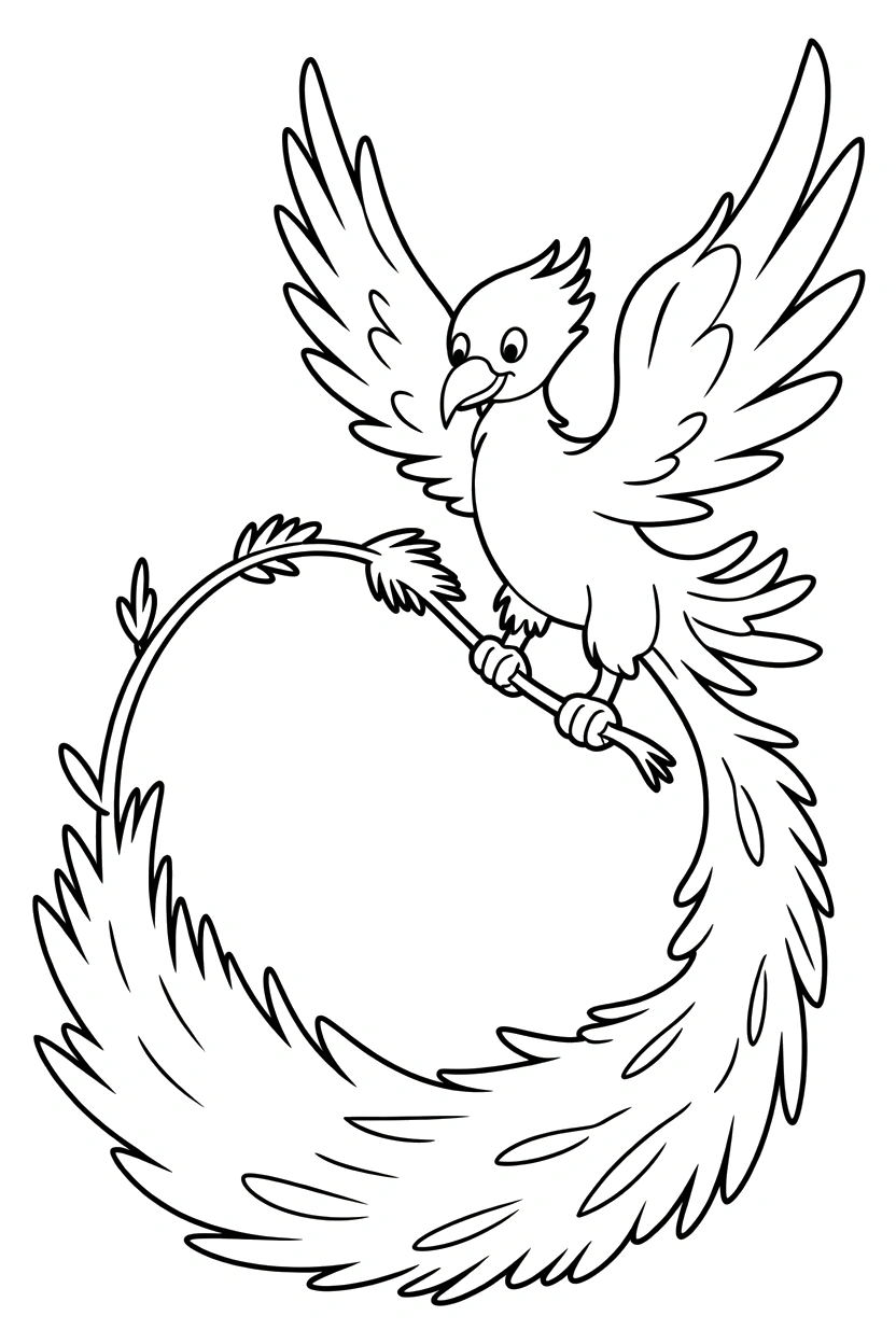 phoenix nest building activity printable sheet