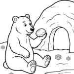 polar-bear-den-entrance-stone-printable-sheet