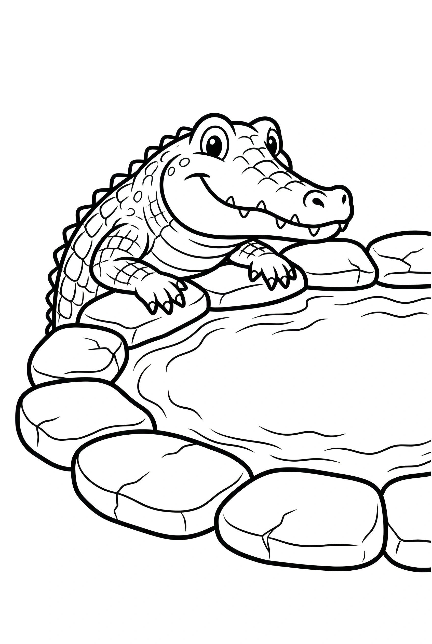 printable crocodile coloring page printable crocodile coloring page