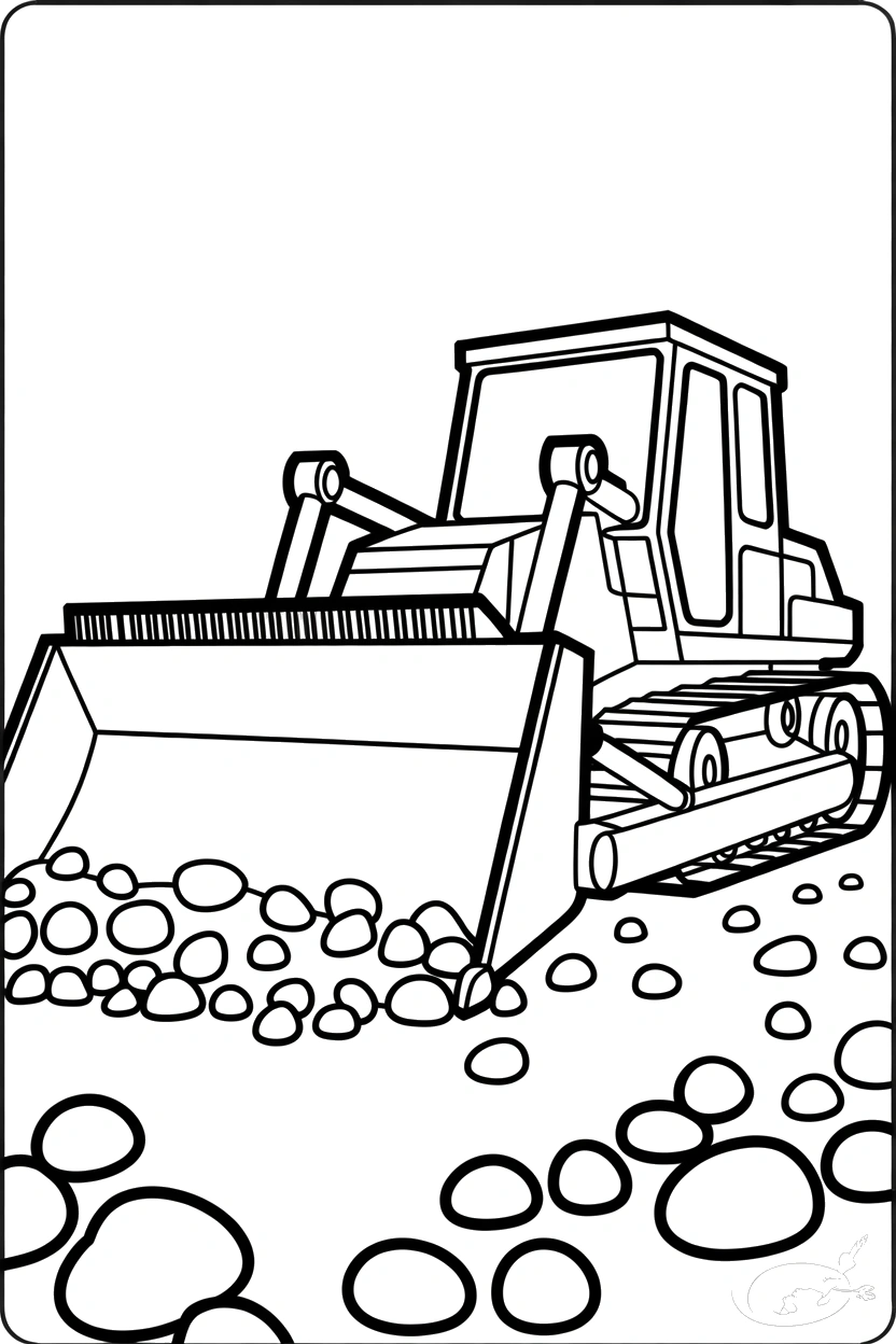 pulling bulldozer gravel coloring pages pulling bulldozer gravel coloring pages