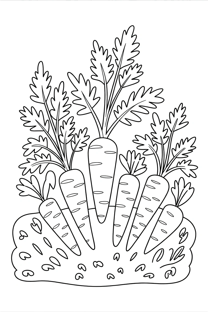 reaching carrot tops garden raised bed coloring pages reaching carrot tops garden raised bed coloring pages