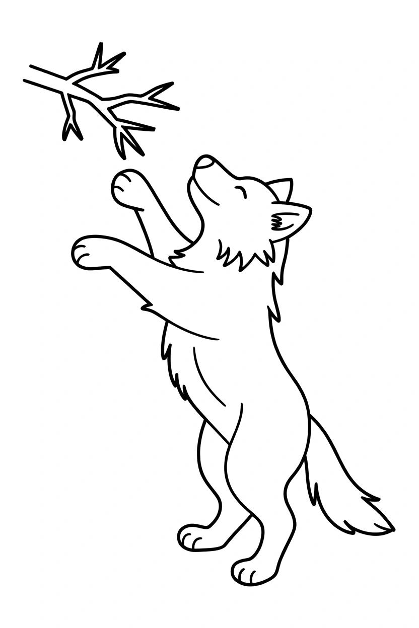 reaching wolf branch tips printable sheet reaching wolf branch tips printable sheet