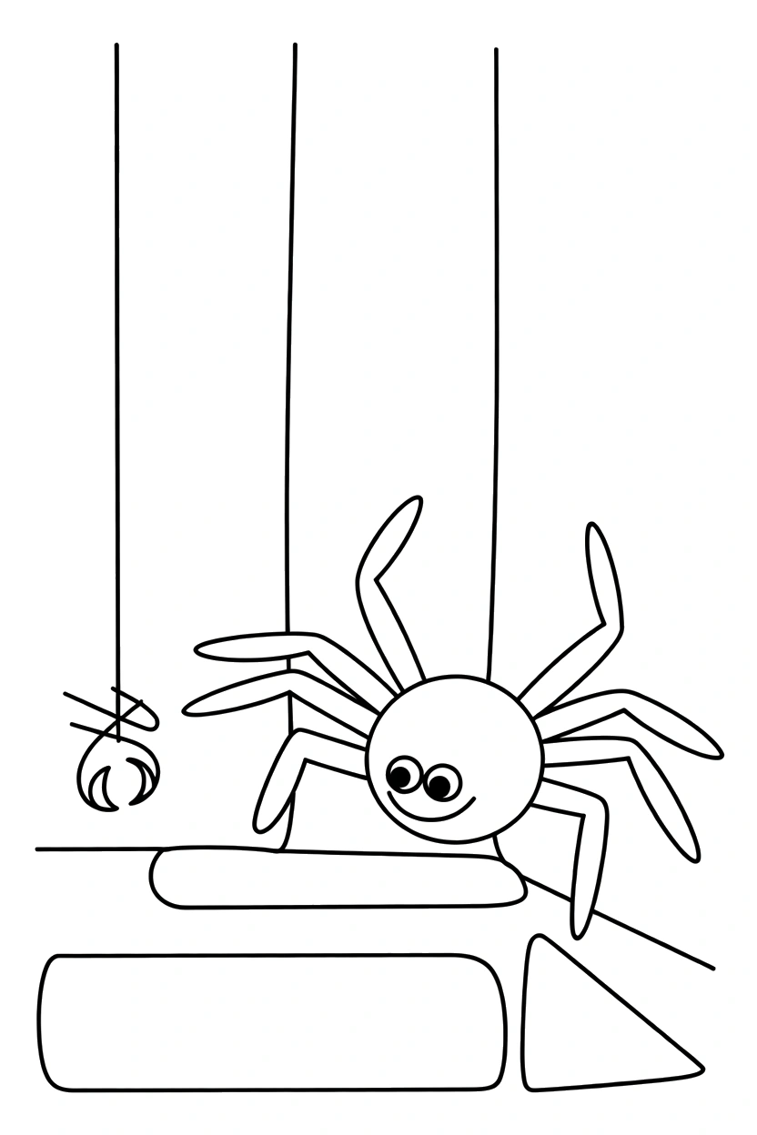 spider windowsill corner anchor printable sheet spider windowsill corner anchor printable sheet