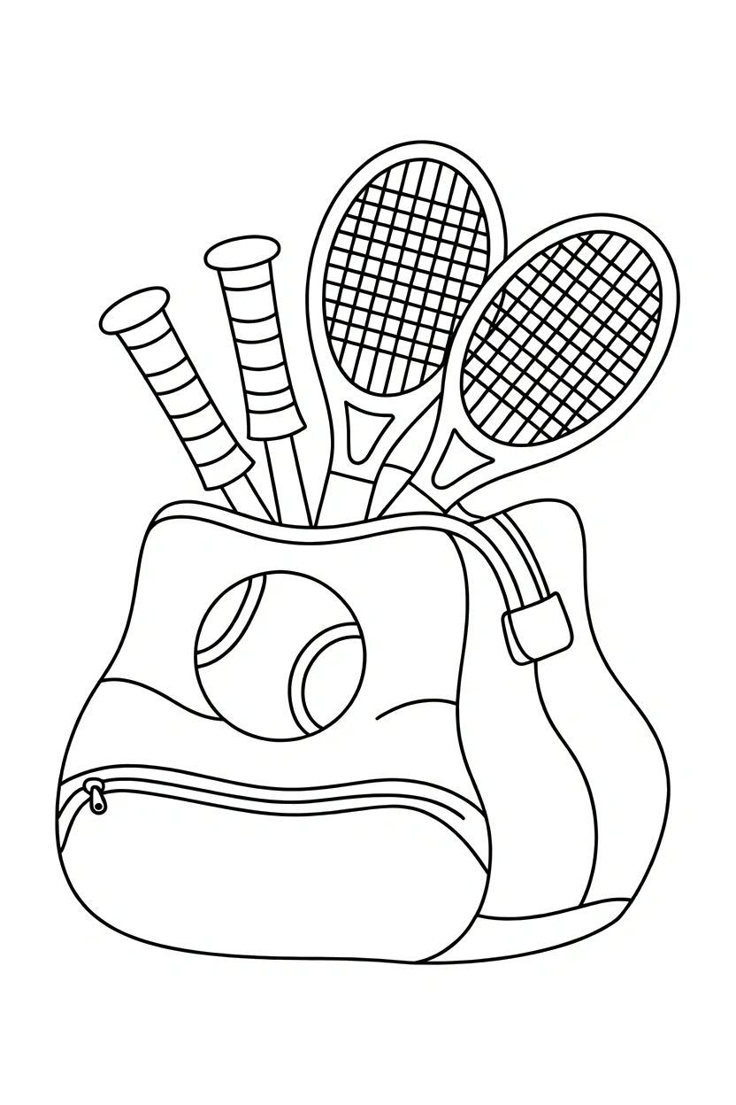sports bag gear drawing sports bag gear drawing