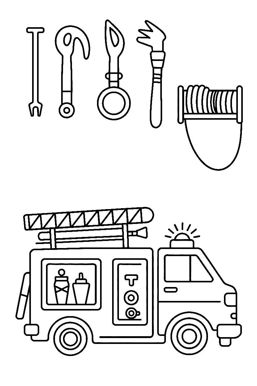station bay equipment wall coloring pages