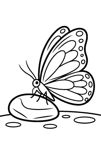 stone ground leaning pose printable sheet