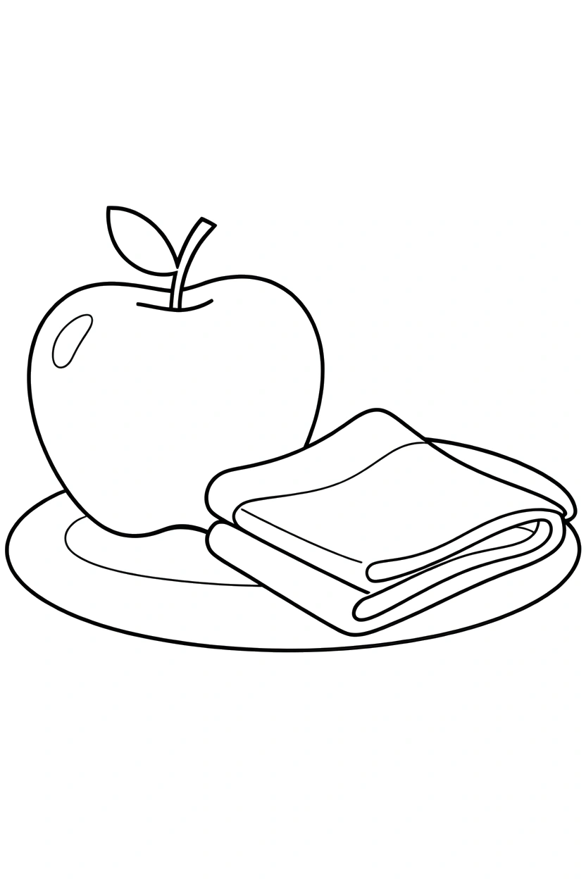 tabletop napkin apple coloring pages tabletop napkin apple coloring pages